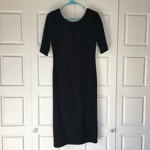 Lulus Black Midi Dress Size Large